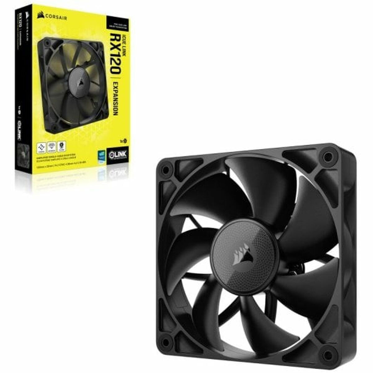 Corsair iCue Link RX120 Case Fan με Σύνδεση 6-Pin - Image 2