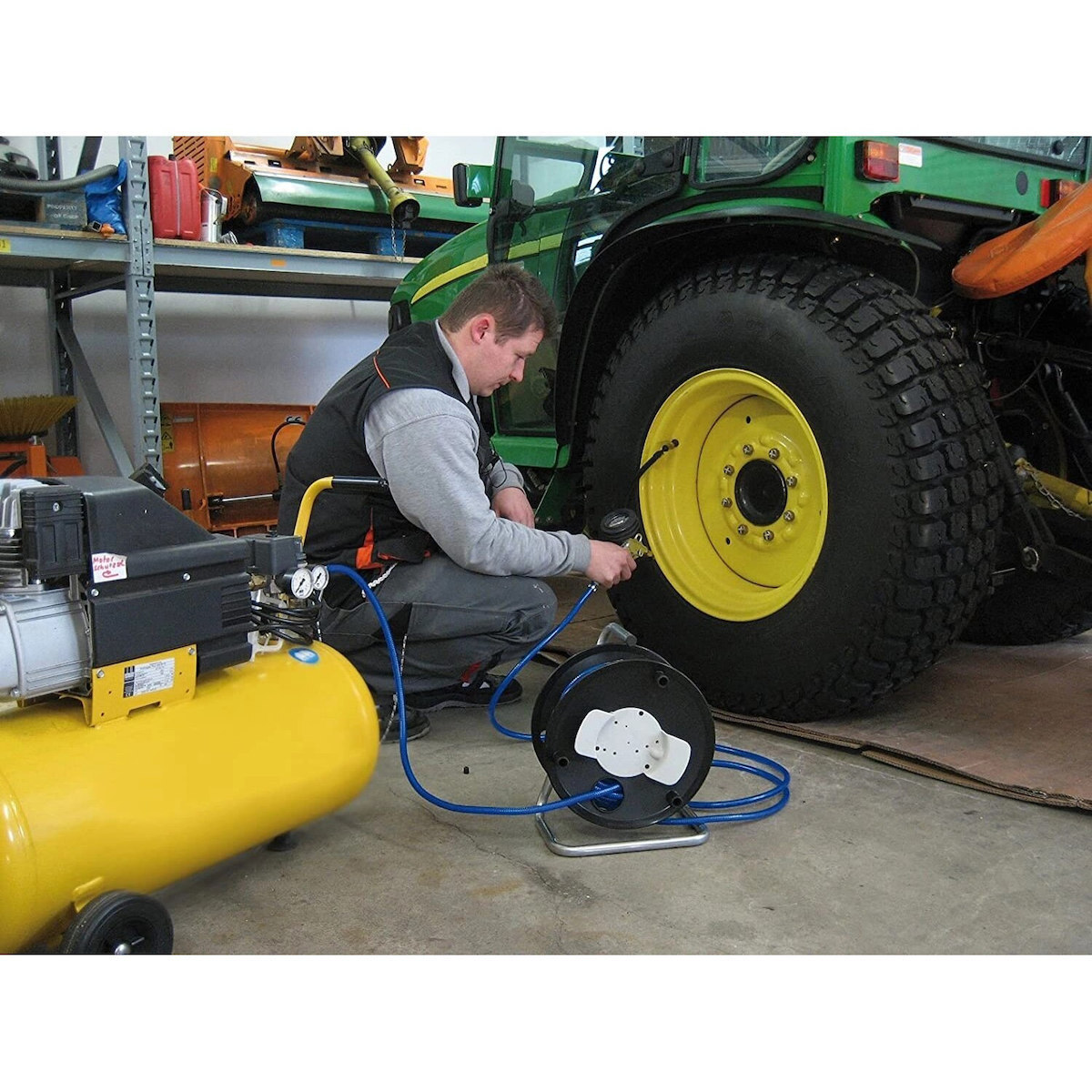 Brennenstuhl 4007123001392 Compressed Air Hose Reel 20m Ø 6/12mm 15 Bar - Image 4