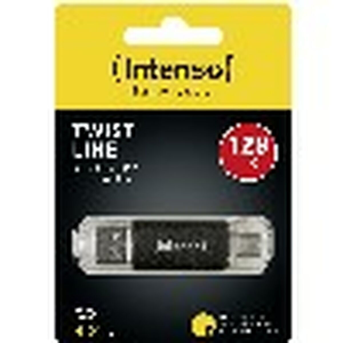 Intenso 128GB USB 2.0 Γκρι - Image 2