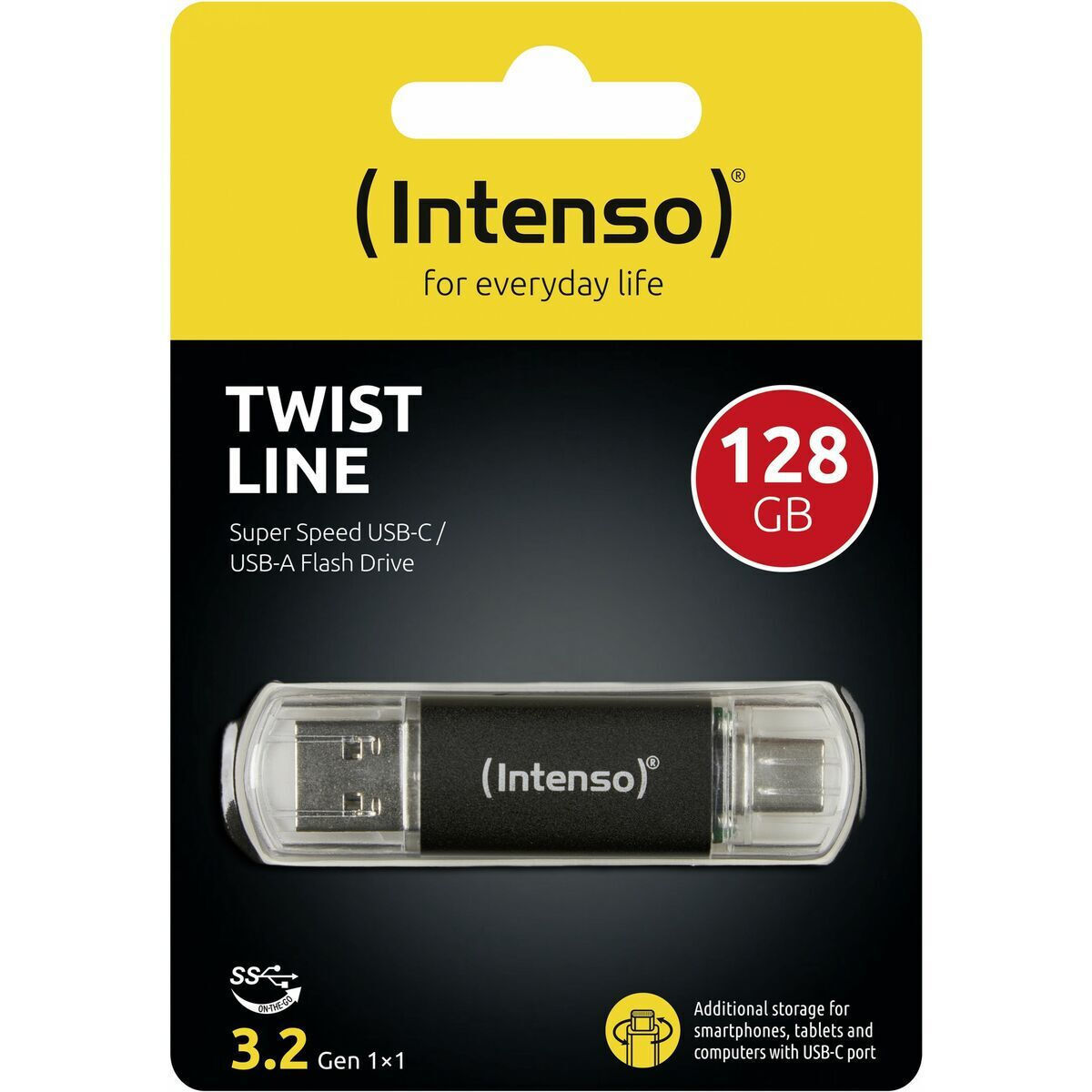 Intenso 128GB USB 2.0 Γκρι - Image 6