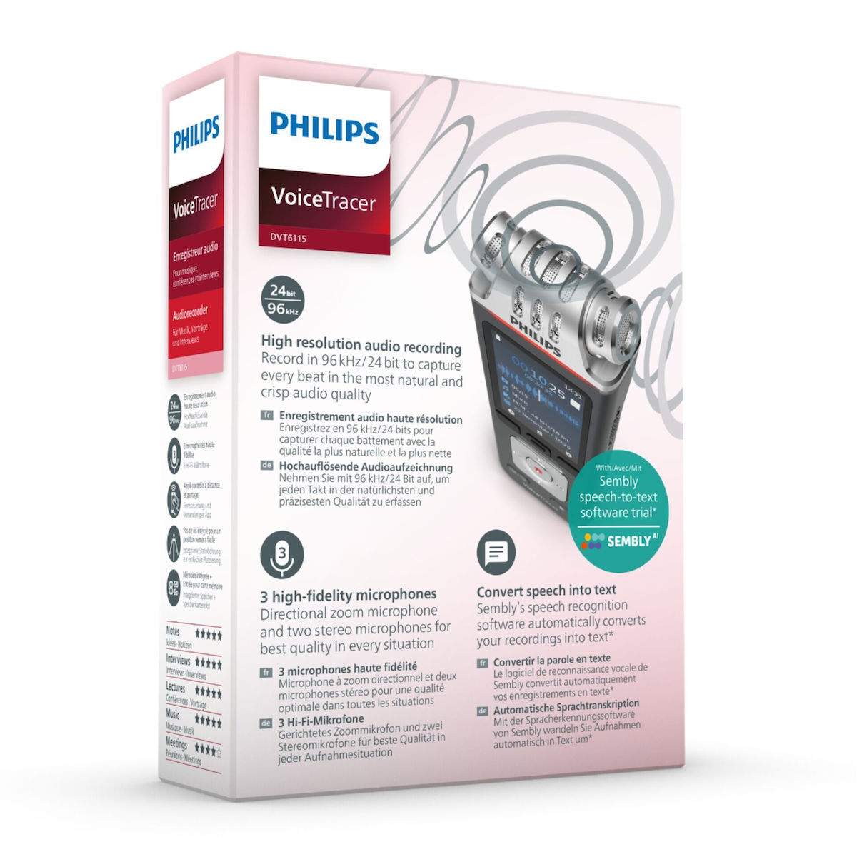 Philips Συσκευή Υπαγόρευσης DVT6115 - Image 2