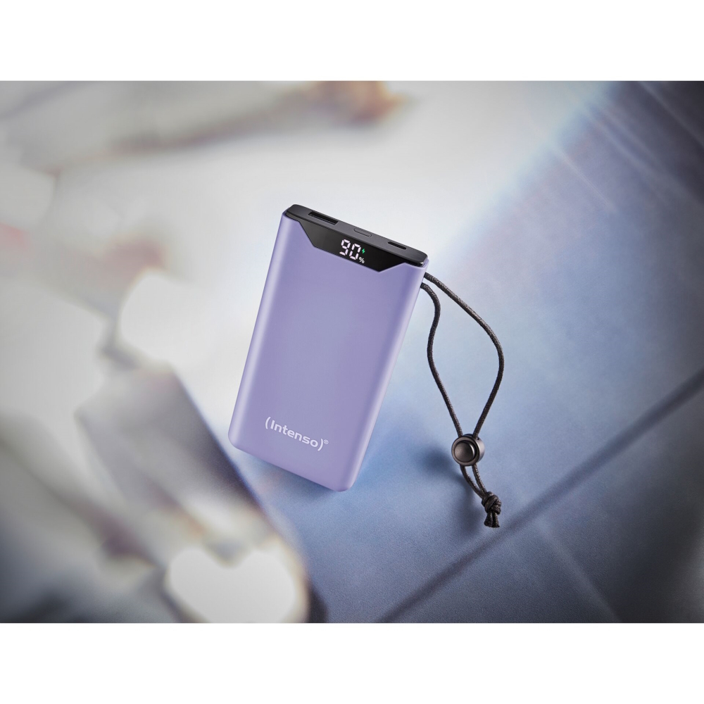 Intenso F10000 Power Bank 10000mAh 20W με Θύρα USB-A και Θύρα USB-C Quick Charge 3.0 Lila - Image 7