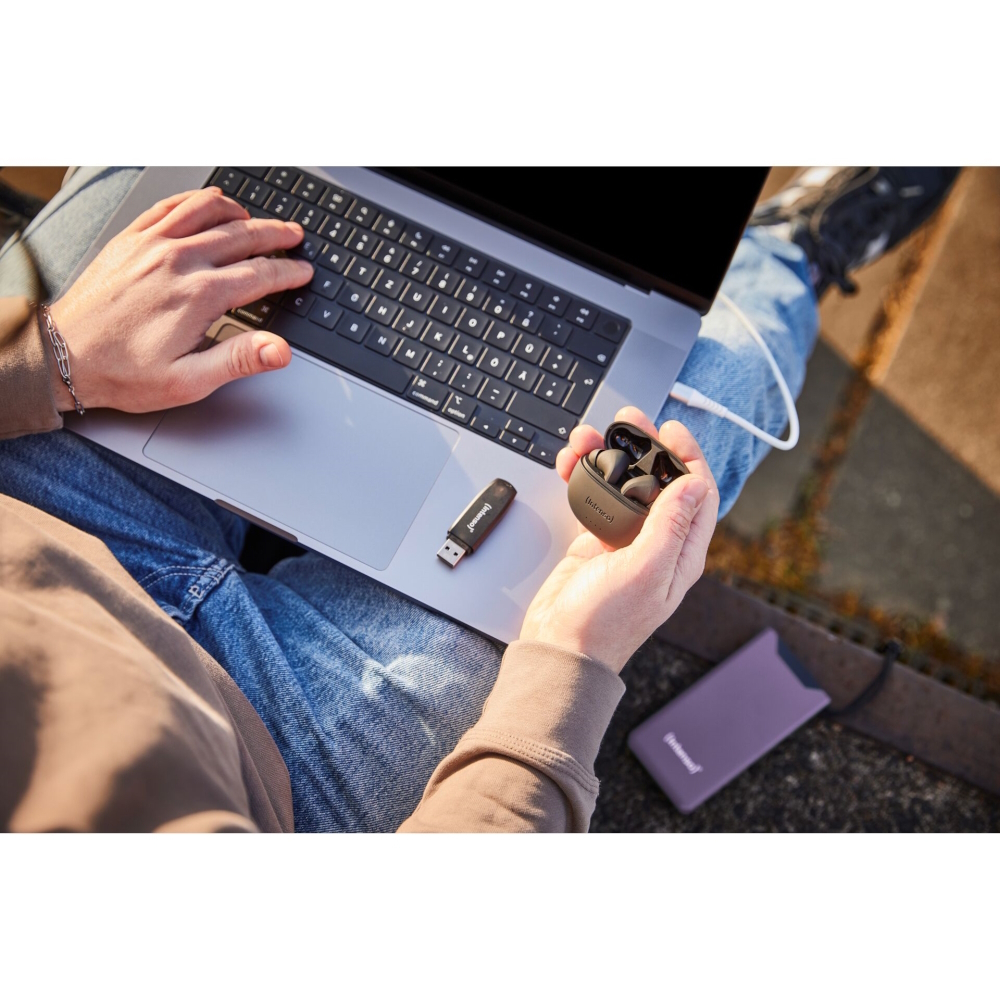 Intenso F10000 Power Bank 10000mAh 20W με Θύρα USB-A και Θύρα USB-C Quick Charge 3.0 Lila - Image 9
