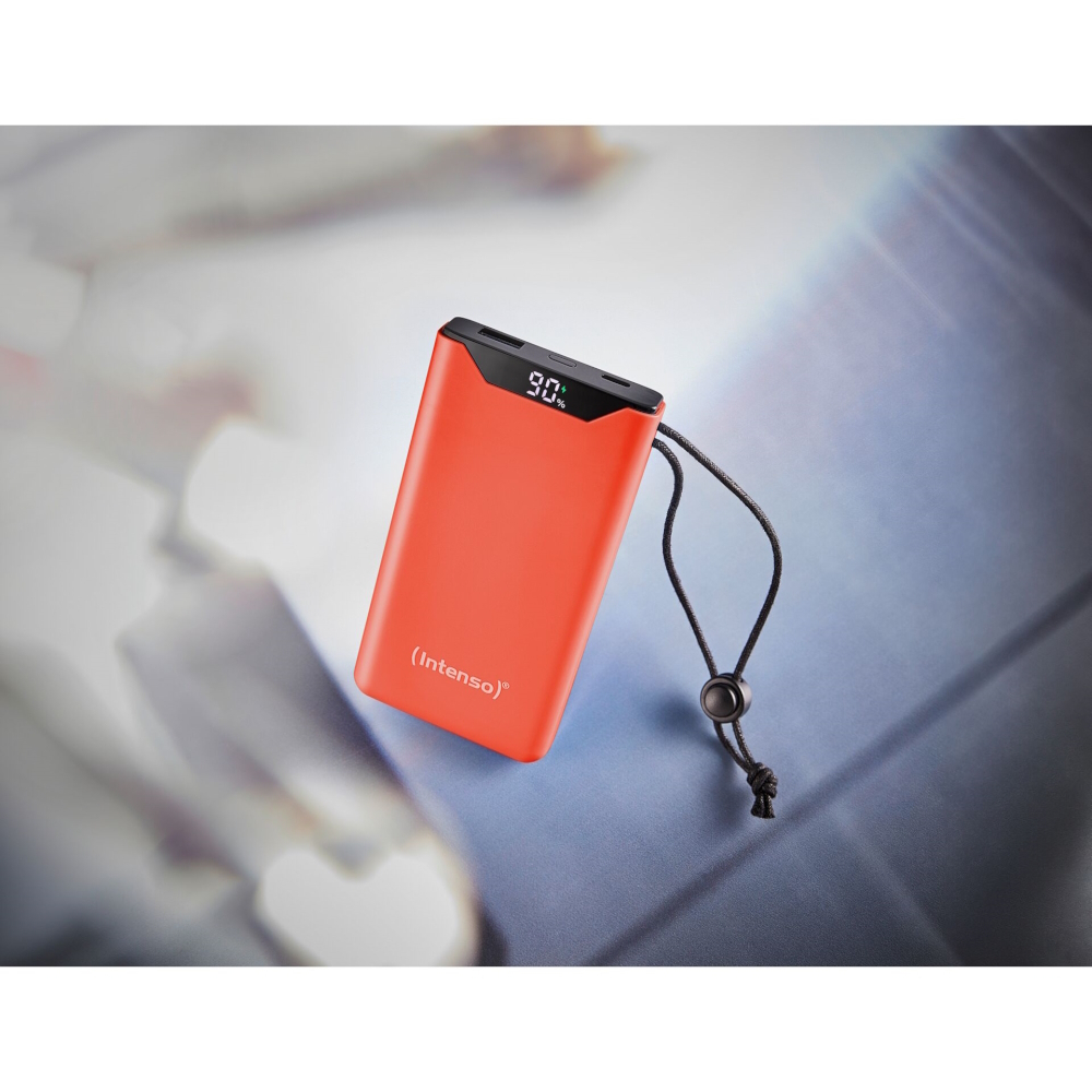 Intenso F10000 Power Bank 10000mAh 20W με Θύρα USB-A και Θύρα USB-C Quick Charge 3.0 Πορτοκαλί - Image 9