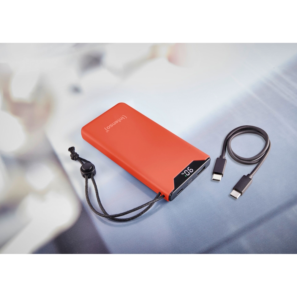 Intenso F10000 Power Bank 10000mAh 20W με Θύρα USB-A και Θύρα USB-C Quick Charge 3.0 Πορτοκαλί - Image 8