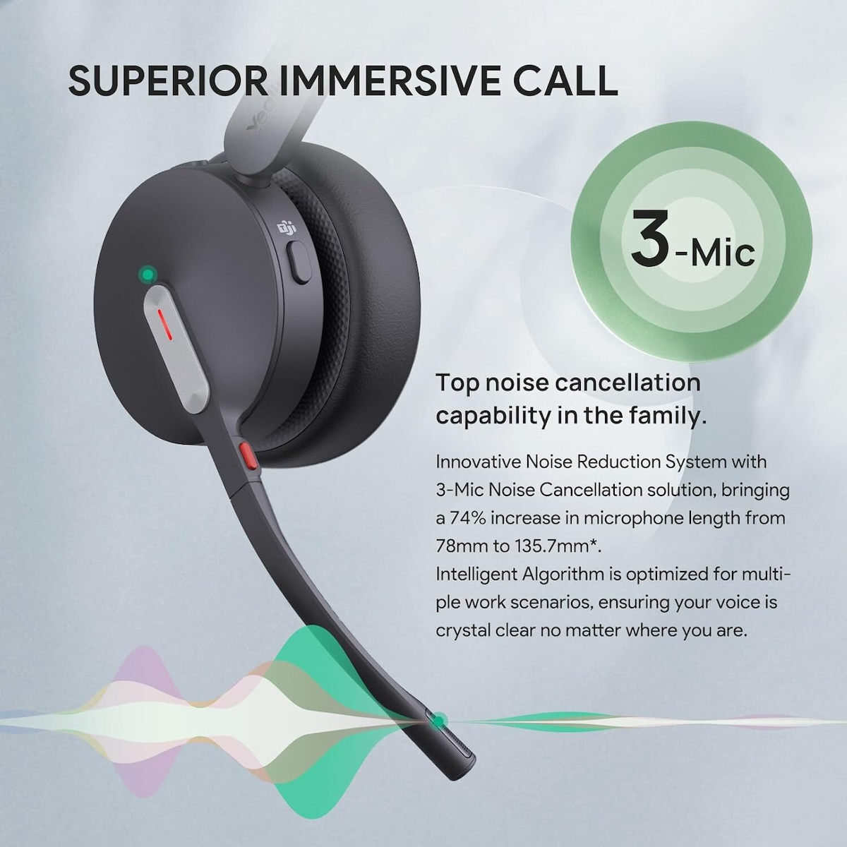 Yealink BH70 Dual Teams VOIP Headset (1208703) - Image 2