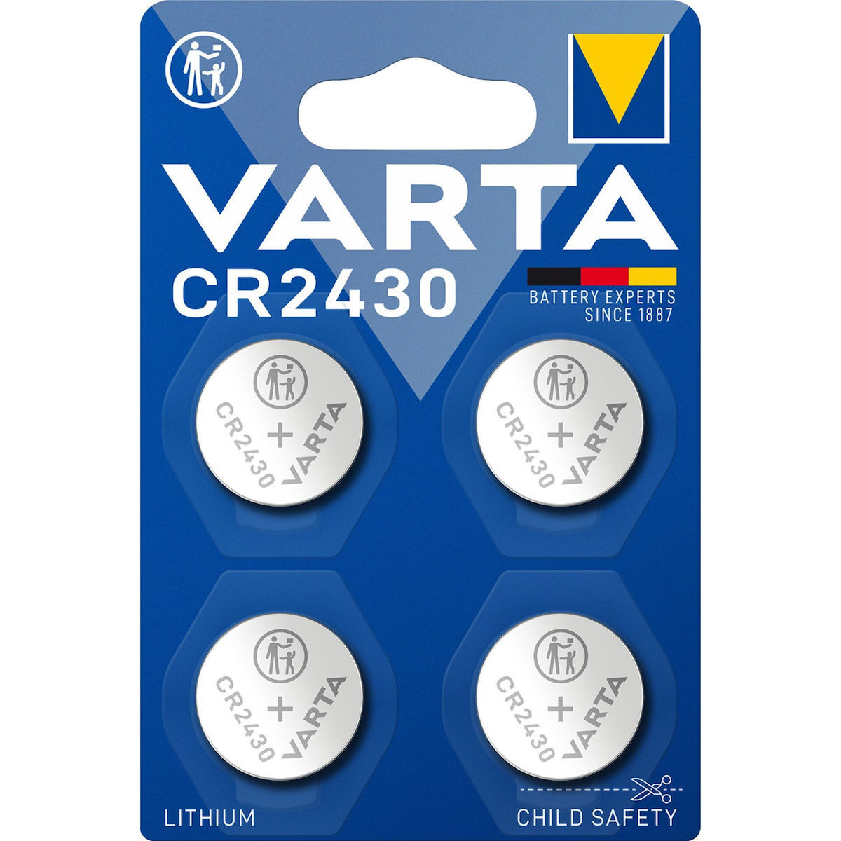 Varta Μπαταρίες Λιθίου Ρολογιών CR2430 4τμχ