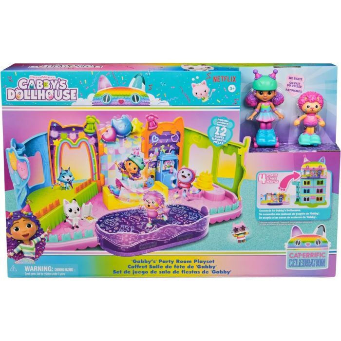 Spin Master Παιχνίδι Μινιατούρα Gabby's Dollhouse Attic And Skate Park για 3+ Ετών - Image 3