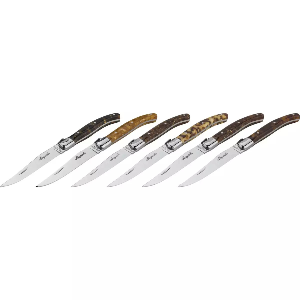 Laguiole Μαχαίρια Steak από Ανοξείδωτο Ατσάλι L0060084AE7017 6τμχ - Image 2