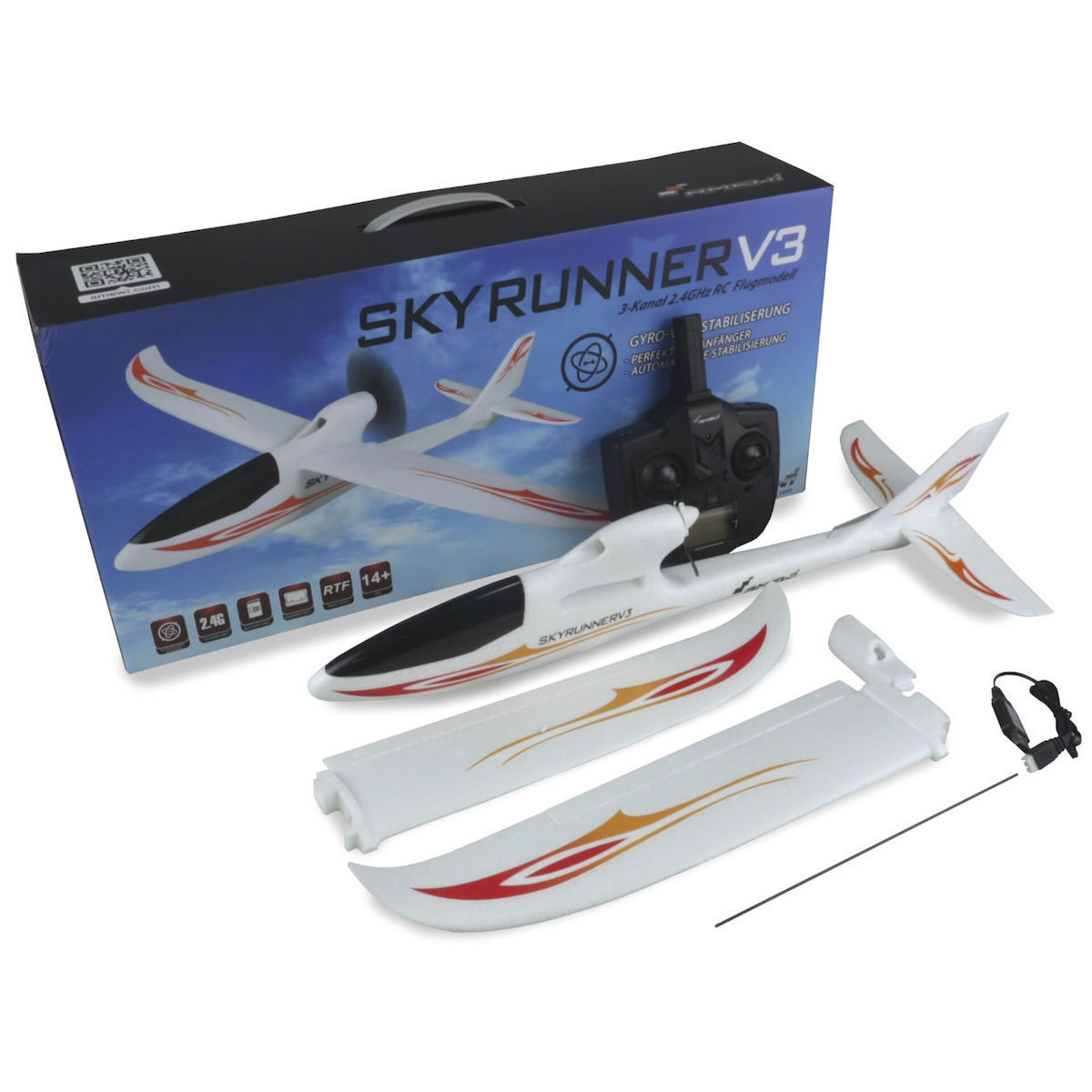 Amewi Sky Runner V3 Τηλεκατευθυνόμενο Αεροπλάνο - Image 4