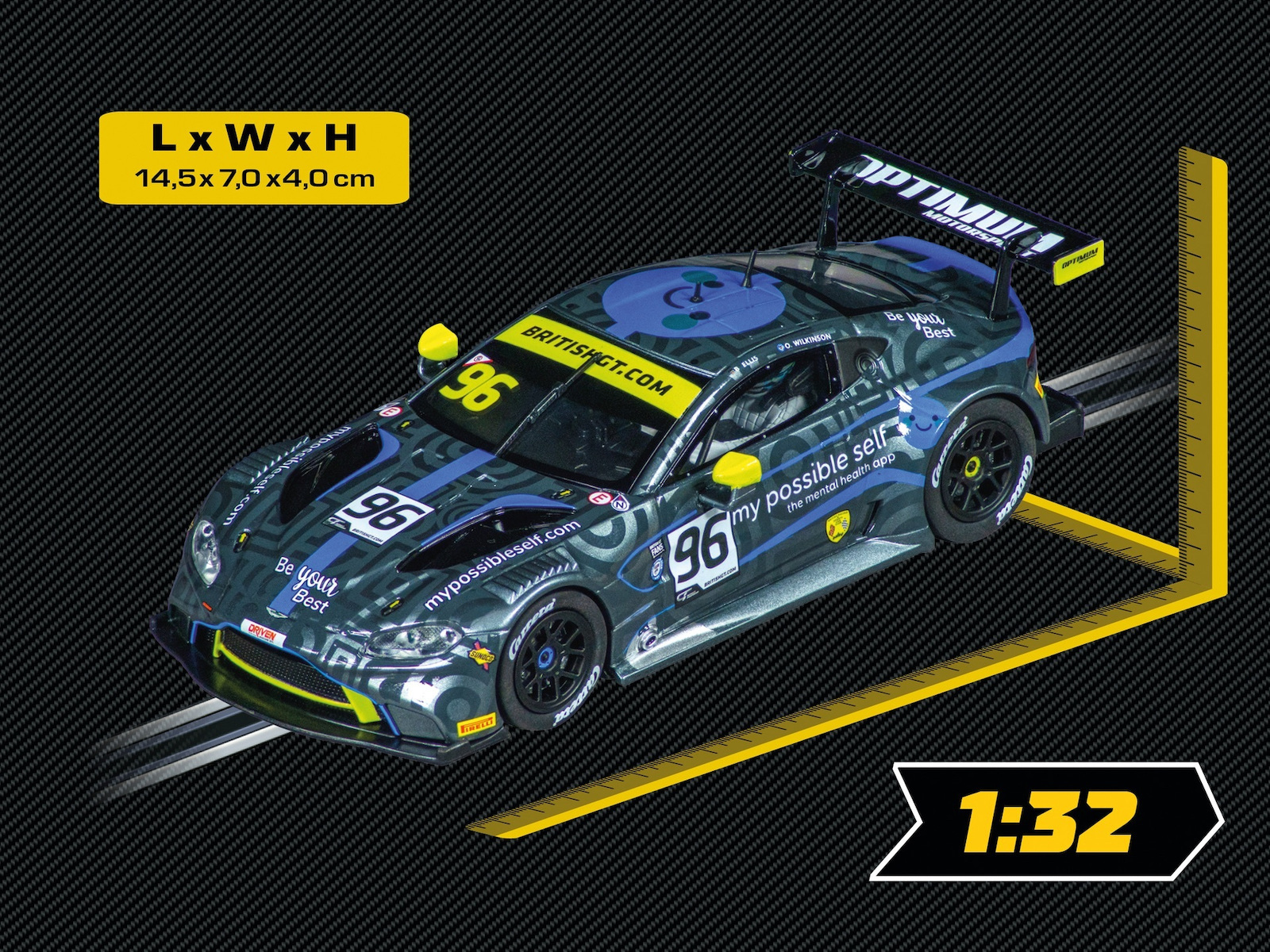 Carrera Aston Martin Vantage GT3 Τηλεκατευθυνόμενο Αυτοκίνητο - Image 8