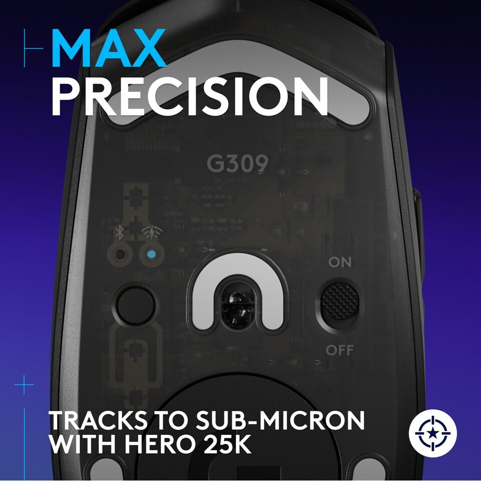 Logitech G309 Lightspeed Ασύρματο Ποντίκι Μαύρο - Image 5