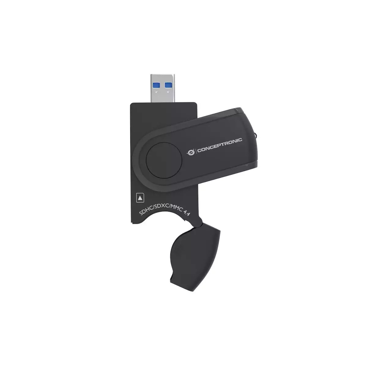 Conceptronic Card Reader USB 3.0 για SD/microSD (BIAN04B) - Image 2