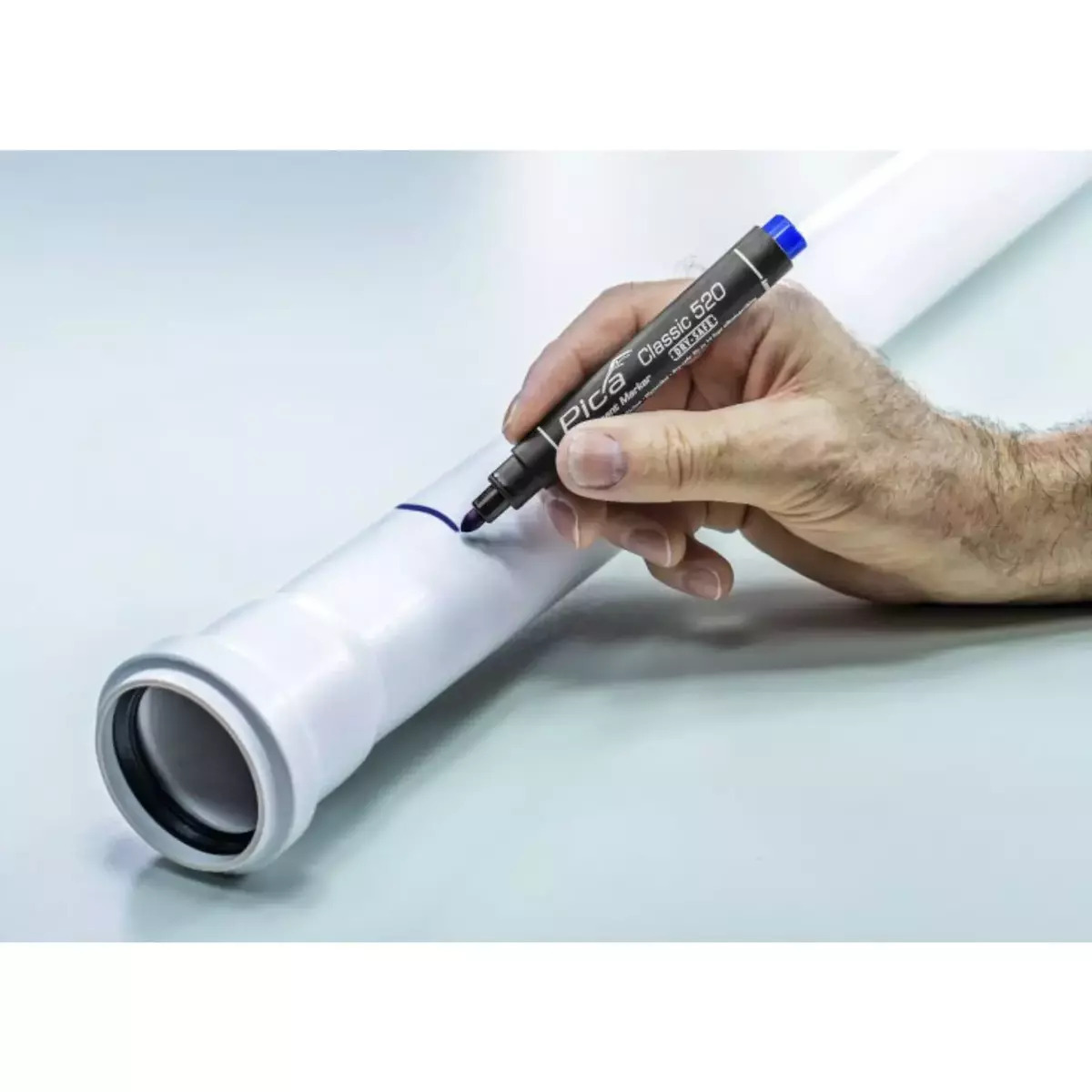 Pica Ανεξίτηλος Μαρκαδόρος Blue 520/41/SB - Image 2