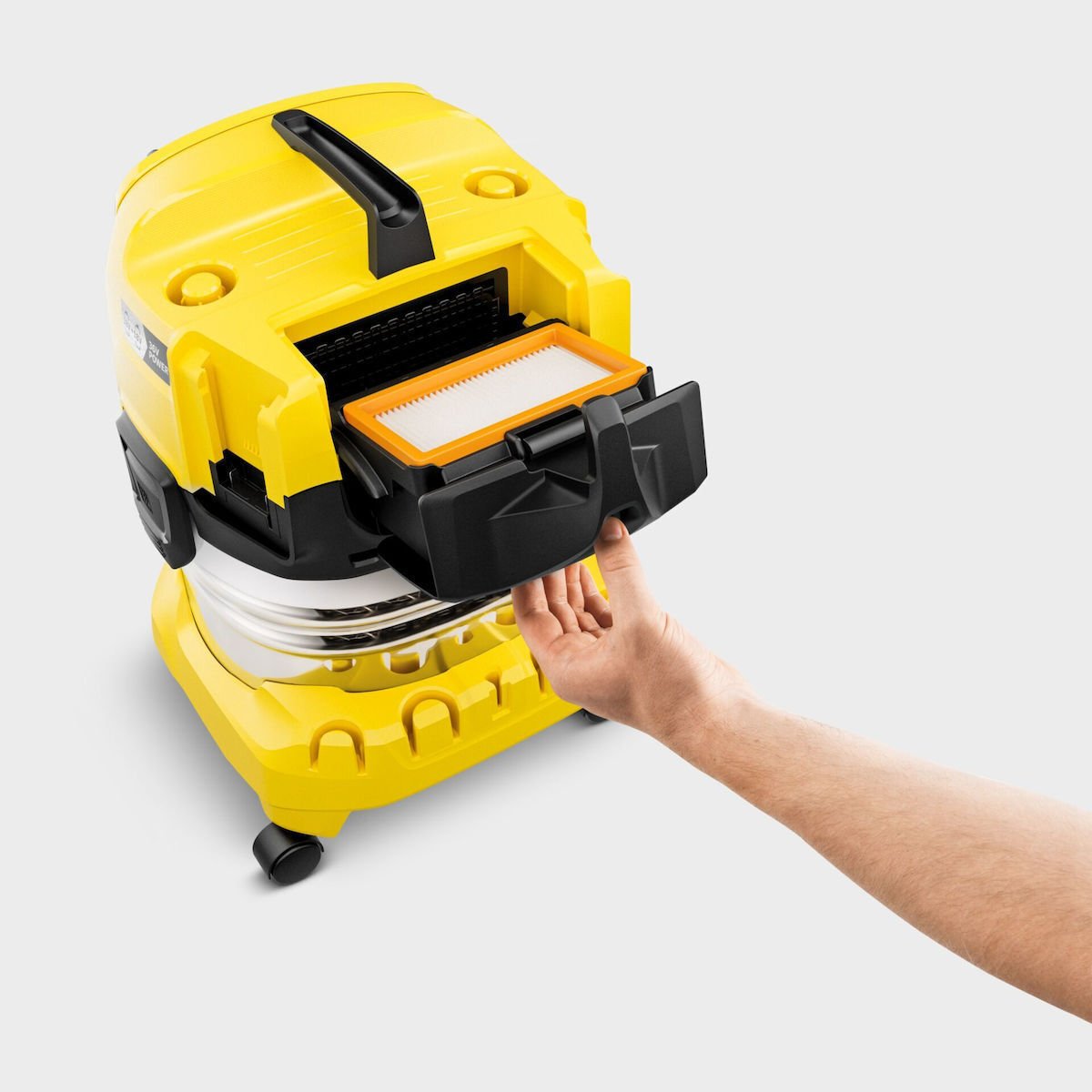 Karcher WD 4-18 S Dual V-20/22 Επαναφορτιζόμενη Χωρίς Φορτιστή και Μπαταρία 20lt - Image 8