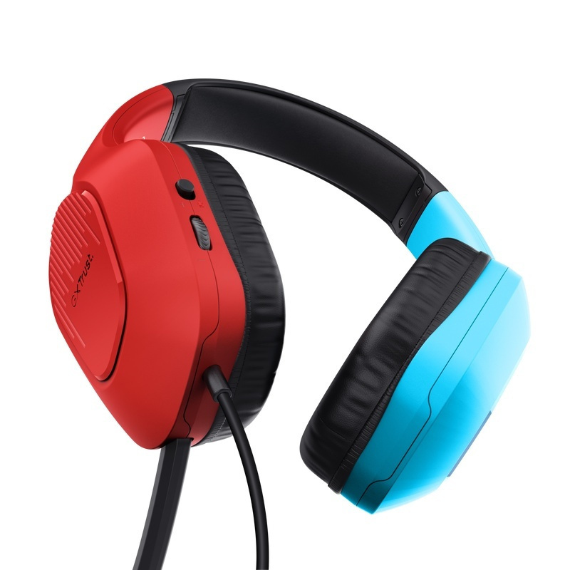 Trust GXT 416S Zirox Over Ear Blue / Red for Nintendo Switch - Image 4
