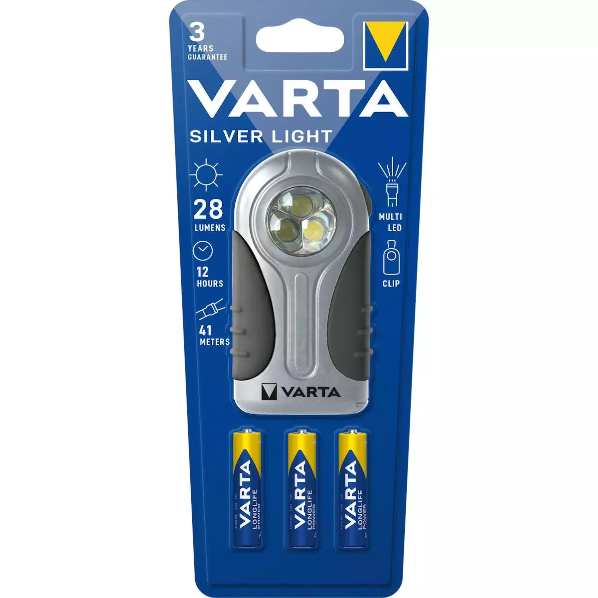Varta Silver Light Φακός LED 28lm