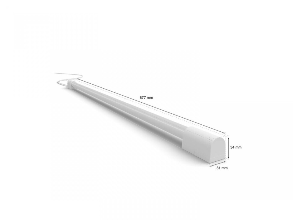 Philips Διακοσμητικό Φωτιστικό με Φωτισμό RGB Μπάρα LED Λευκό - Image 4
