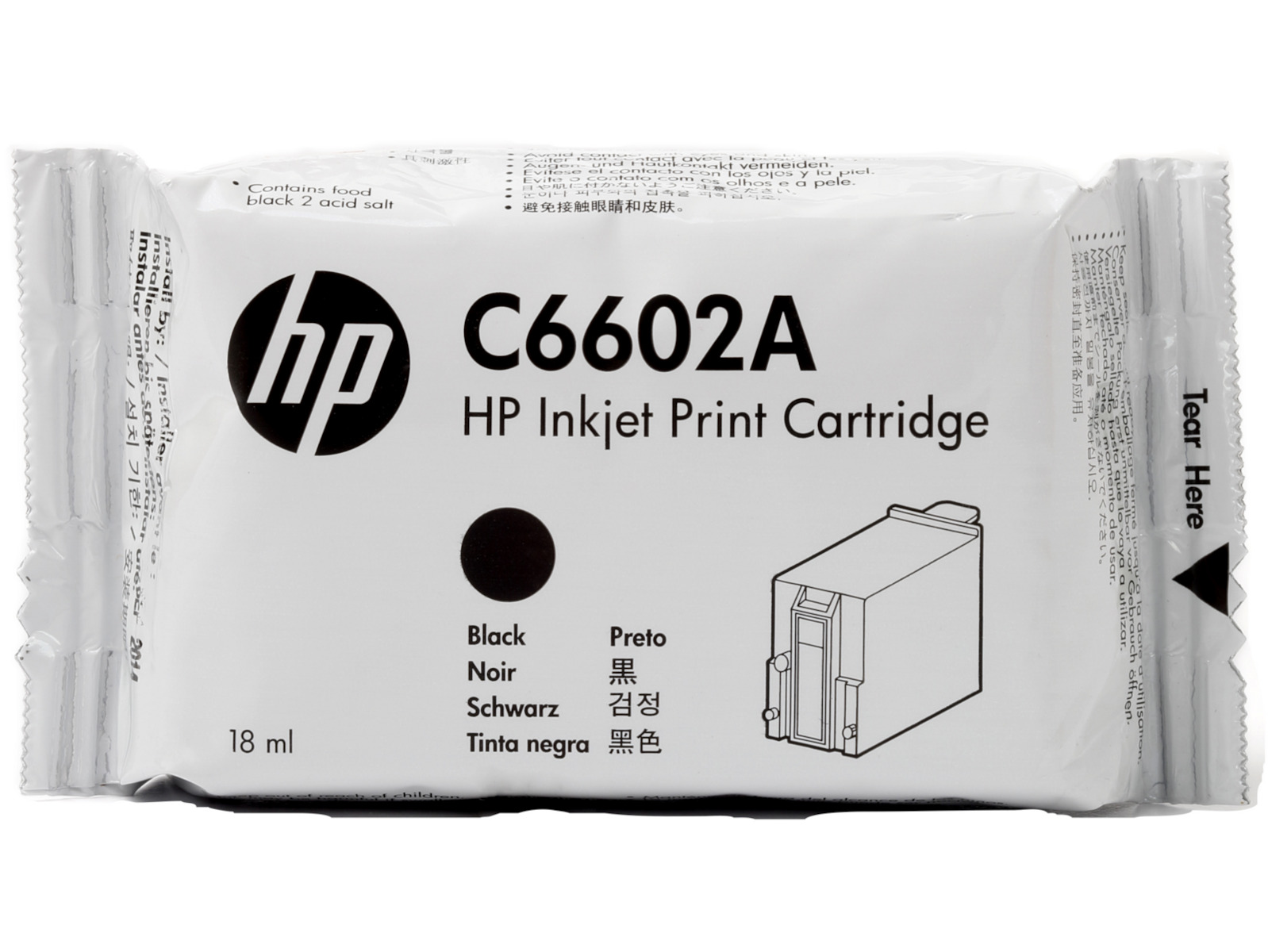 HP Γνήσιο Μελάνι Εκτυπωτή InkJet Μαύρο (C6602A) - Image 4