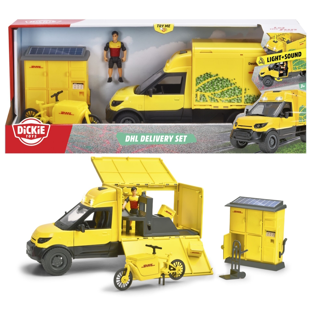 Dickie Dhl Delivery Set 203747020 - Image 2