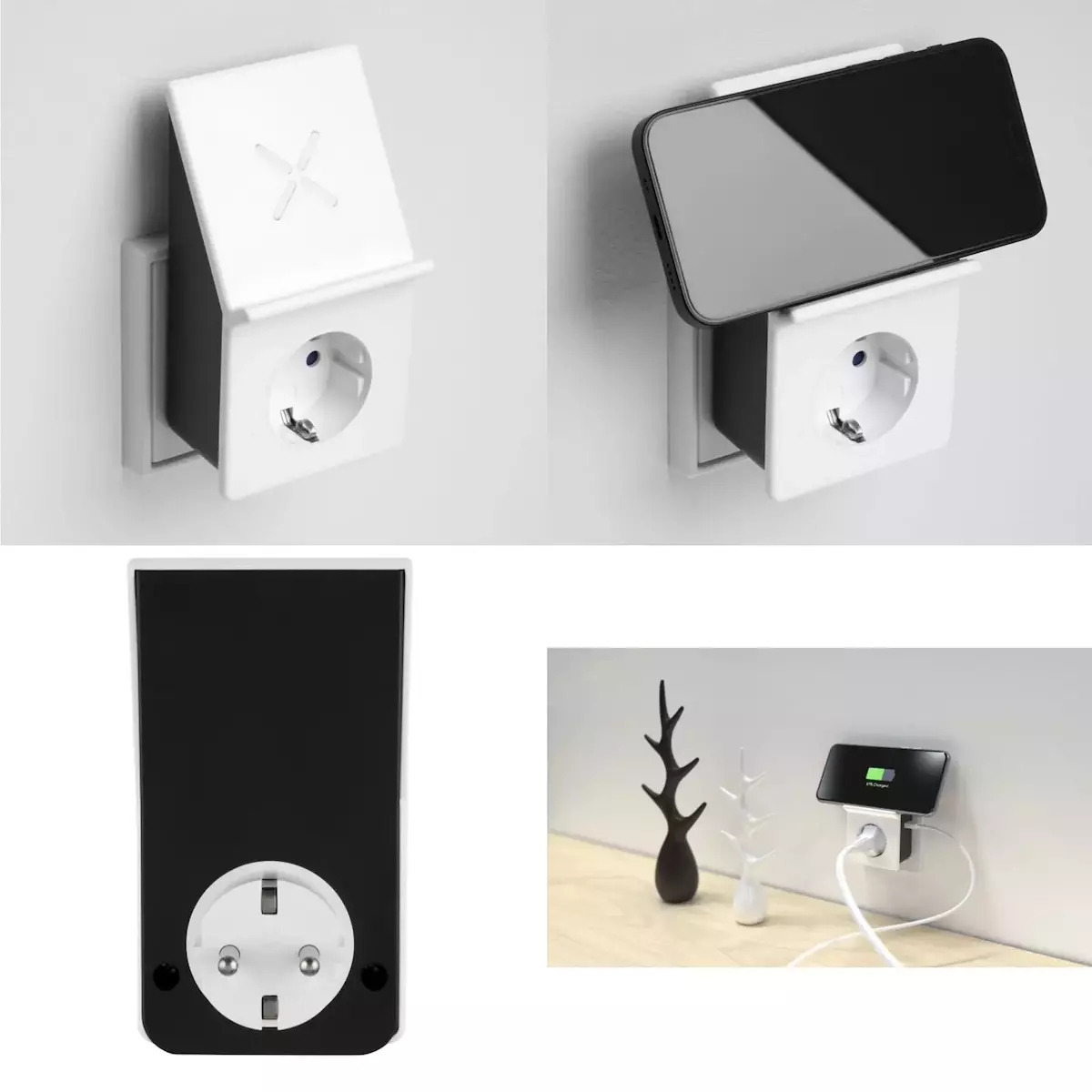 REV USB Charger with Wireless Charging Cradle Χωρίς Καλώδιο 12W - Image 3