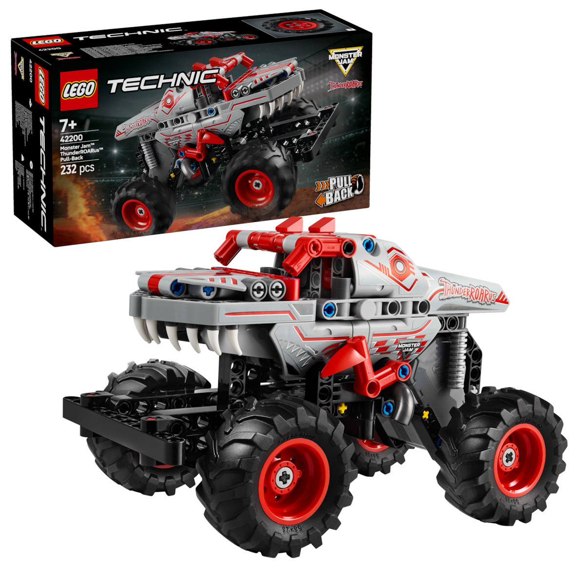 Lego Technic Monster Jam ThunderROARus Pull-Back για 7+ Ετών 232τμχ