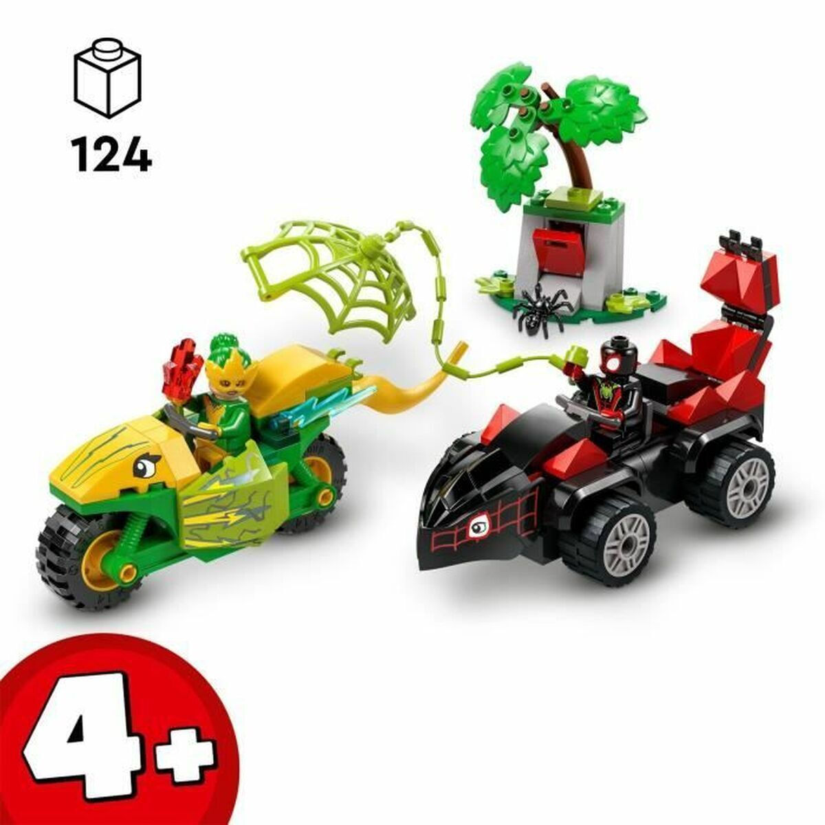 Lego Marvel Spin and Electro Dinosaur Vehicle Chase για 4+ Ετών 124τμχ - Image 2