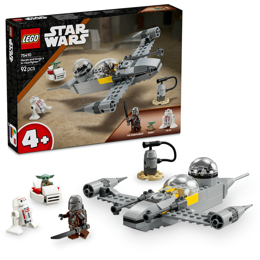 Lego Disney Mando and Grogu's N-1 Starfighter για 4+ Ετών 92τμχ