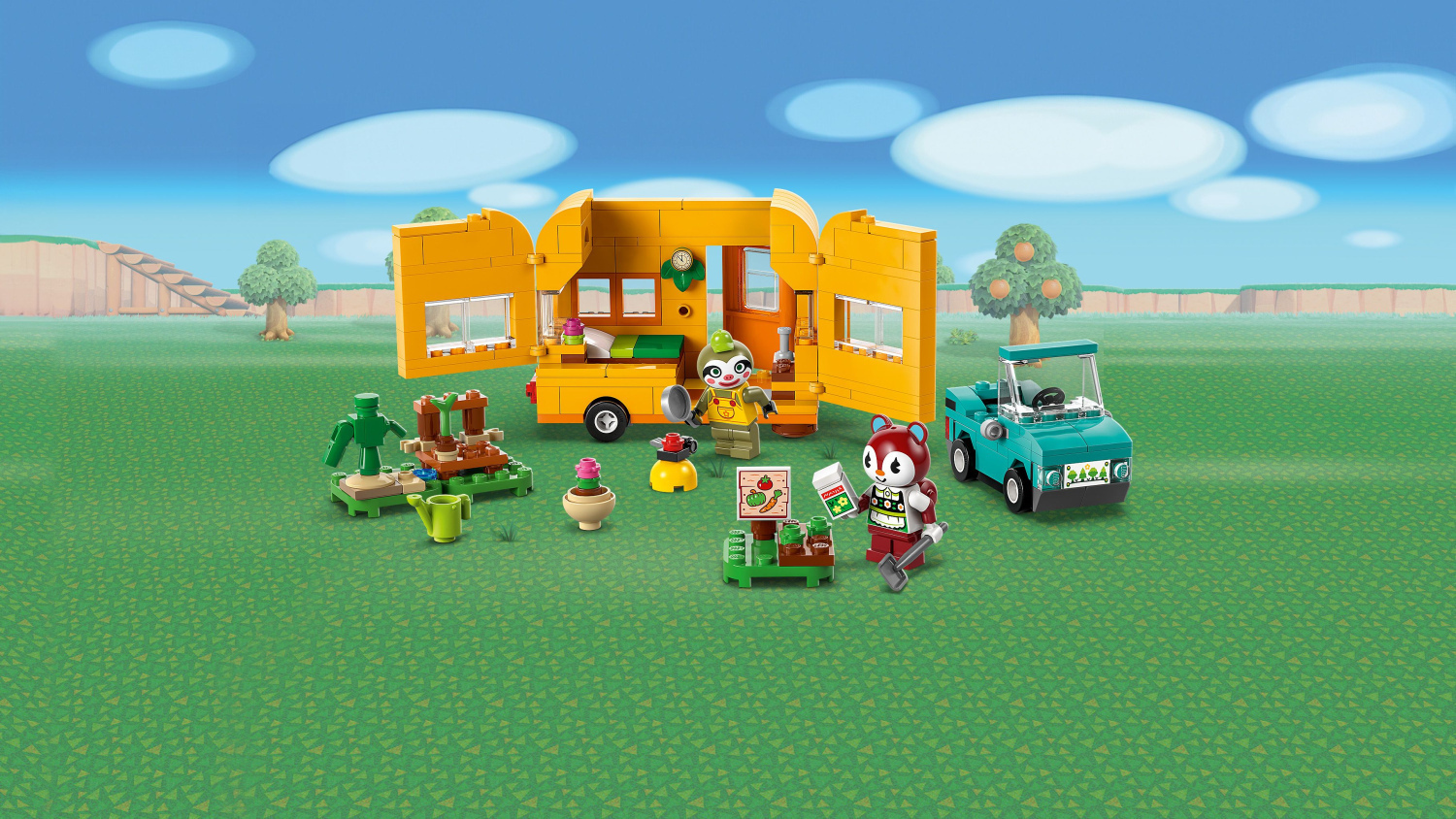Lego Animal Crossing Animal Crossing Leif's Caravan & Garden Shop για 7+ Ετών 263τμχ - Image 6