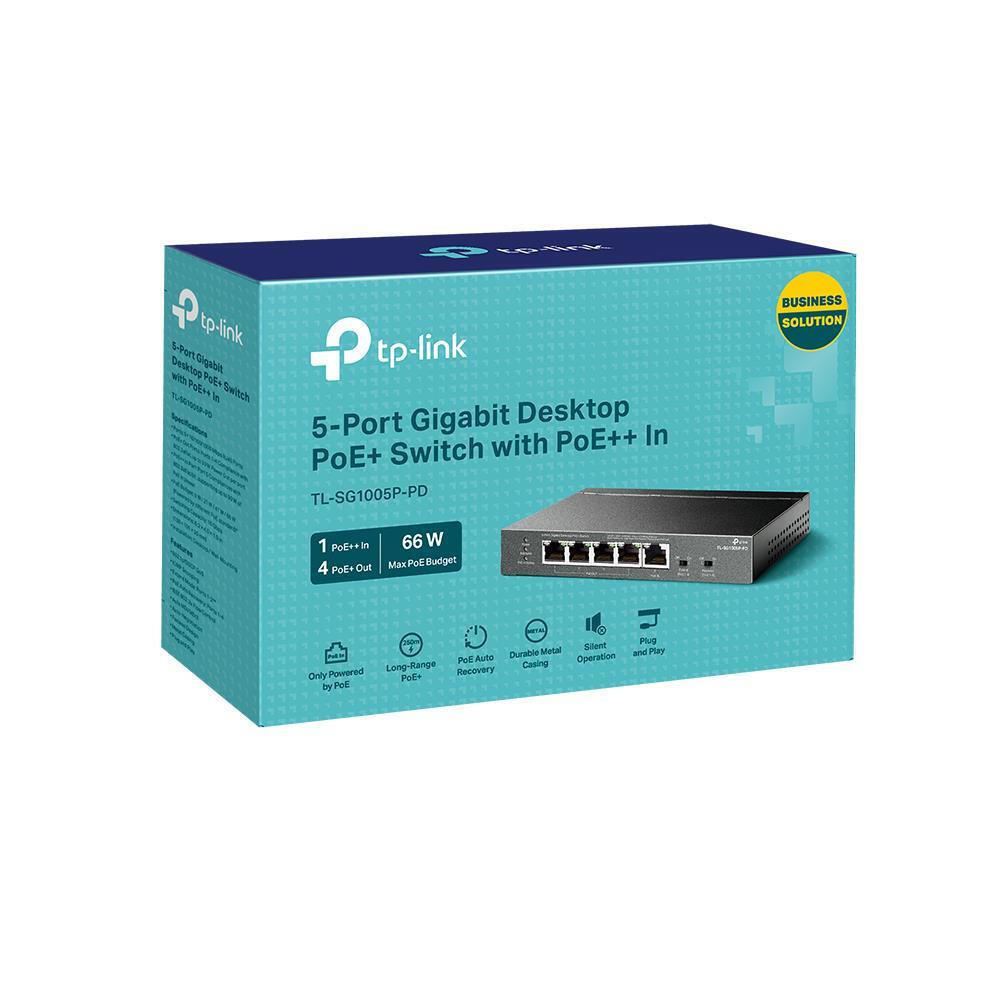 TP-LINK TL-SG1005P-PD v1 Unmanaged L2 PoE - Image 2
