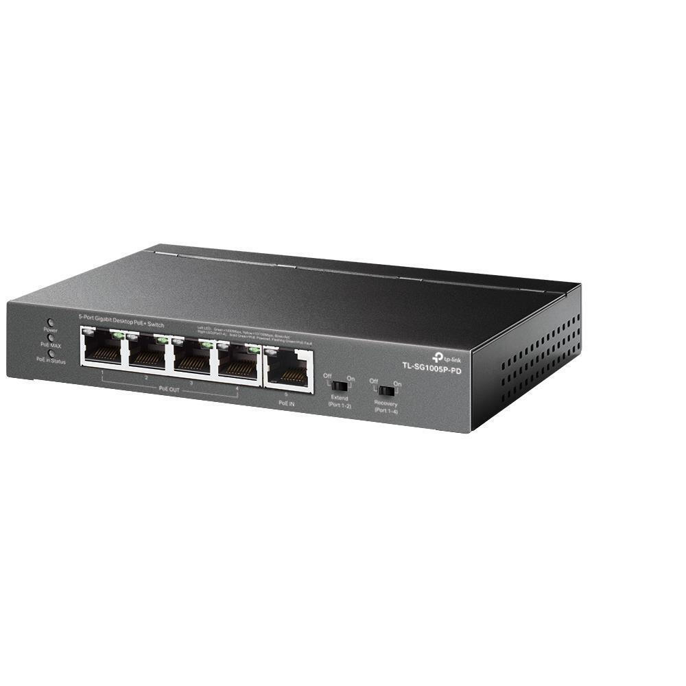 TP-LINK TL-SG1005P-PD v1 Unmanaged L2 PoE - Image 3