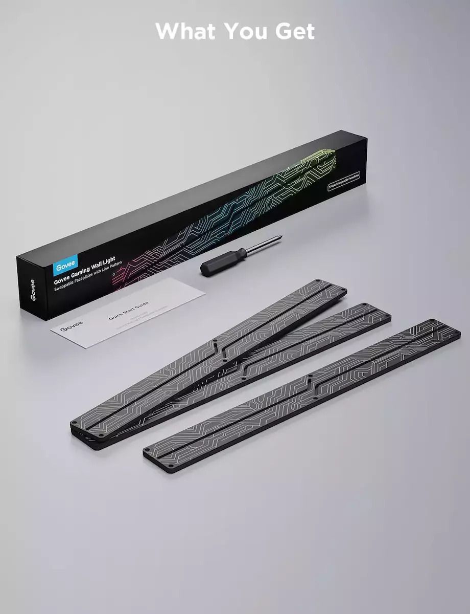 Govee Bluetooth/WiFi Διακοσμητικό Φωτιστικό Μπάρα LED Μαύρο - Image 9