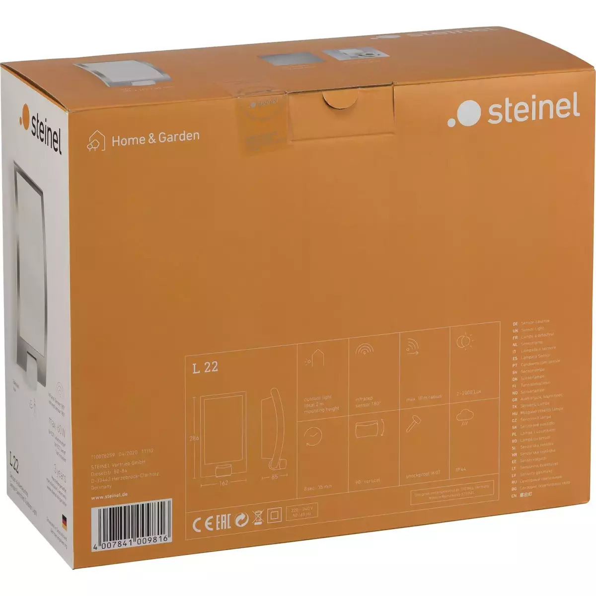Steinel L 22 S Επιτοίχιο Εξωτερικό Φωτιστικό E27 - Image 4