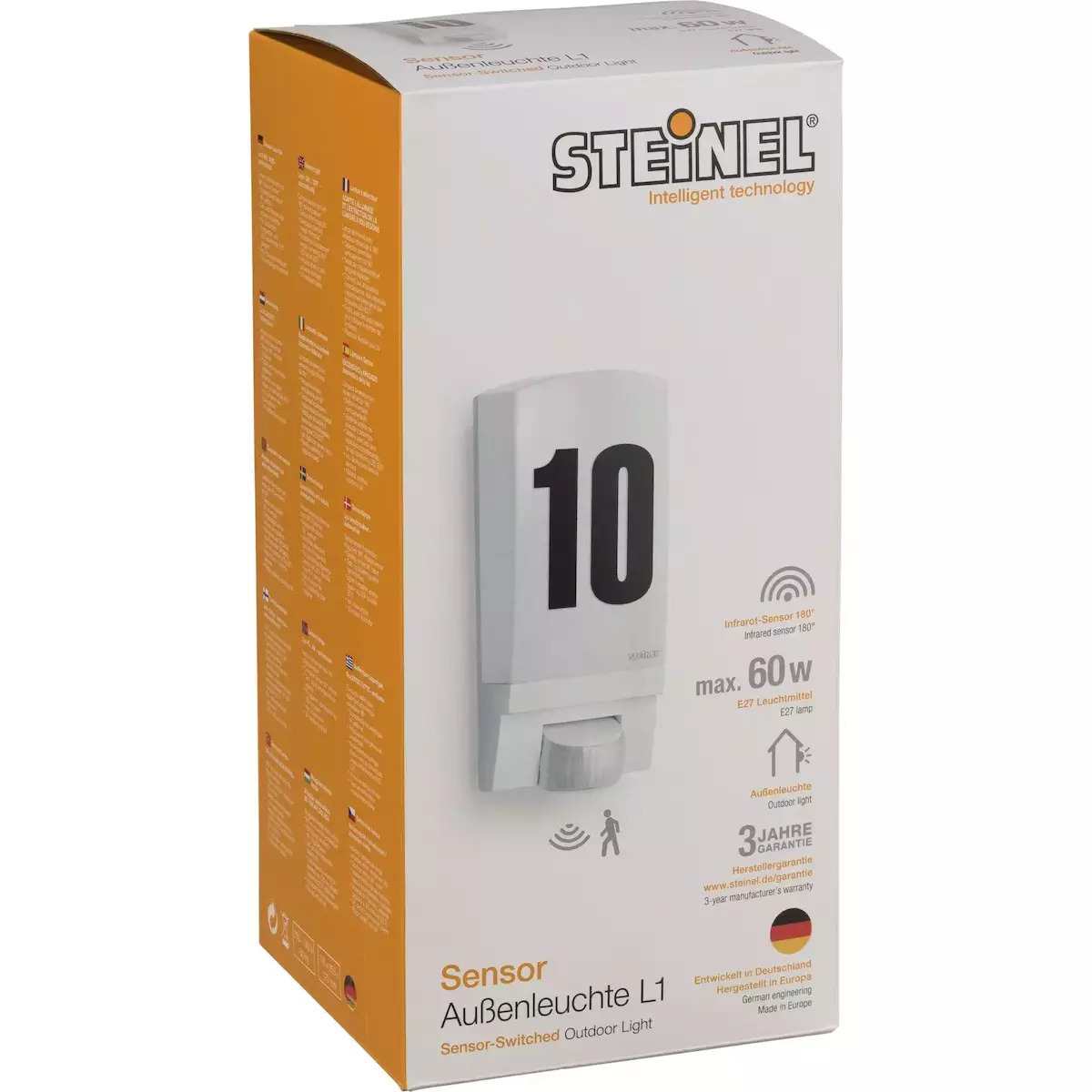 Steinel Επιτοίχια Εξωτερική Πλαφονιέρα E27 IP44 650513 - Image 3