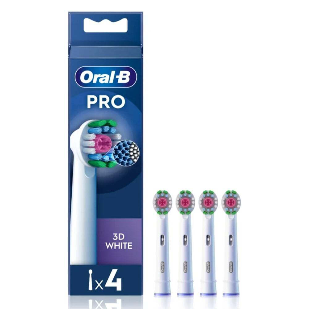 Oral-B Pro 3D White Ανταλλακτικές Κεφαλές για Ηλεκτρική Οδοντόβουρτσα - Image 3