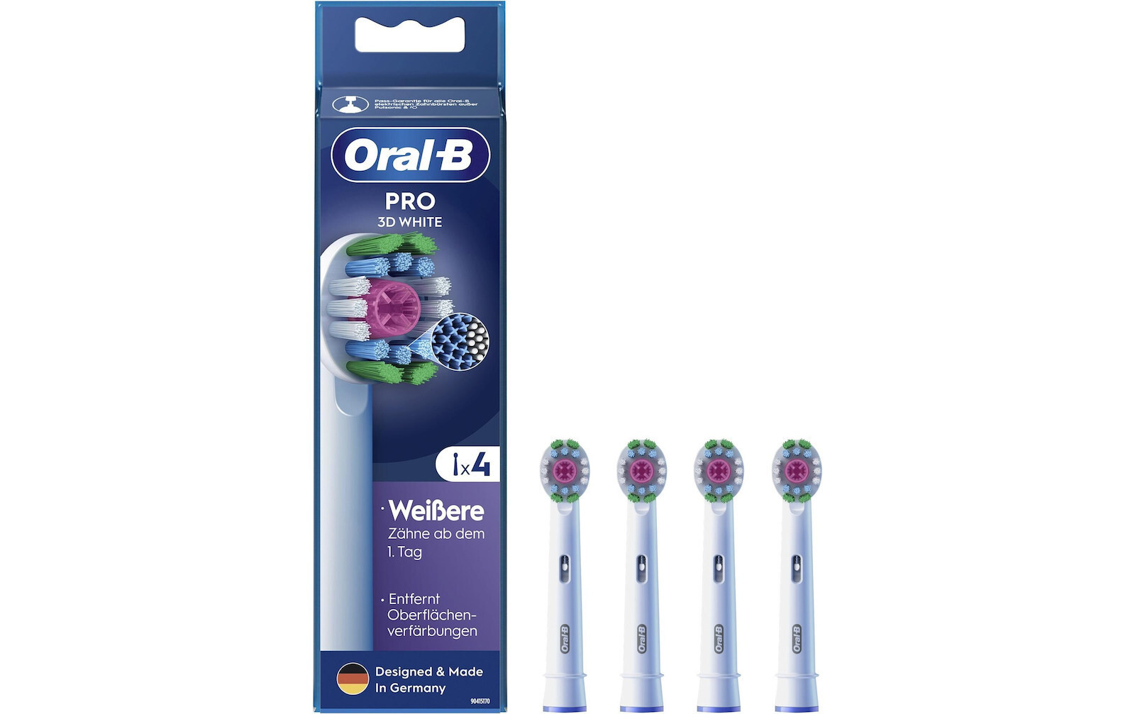 Oral-B Pro 3D White Ανταλλακτικές Κεφαλές για Ηλεκτρική Οδοντόβουρτσα - Image 4