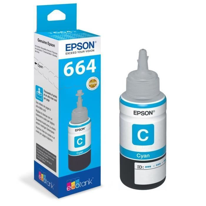 Epson 664 Γνήσιο Μελάνι Εκτυπωτή InkJet Κυανό (C13T66424010) - Image 3
