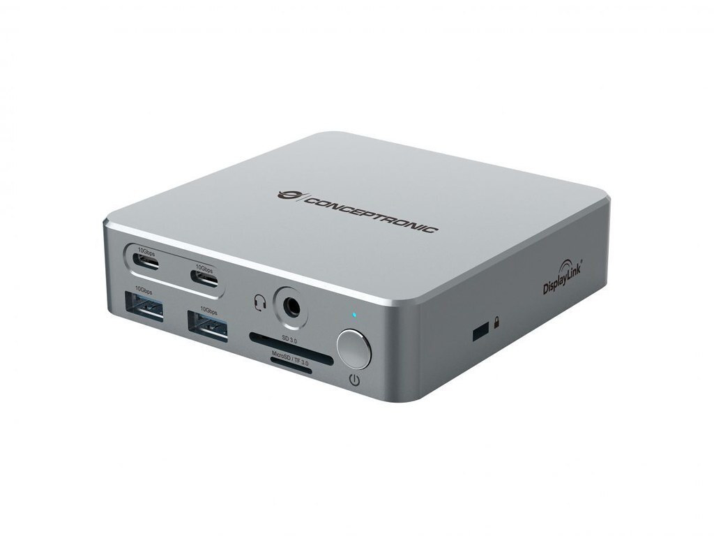 Conceptronic DONN25G 15-in-1 USB-C Docking Station με HDMI/DisplayPort 4K PD Ethernet