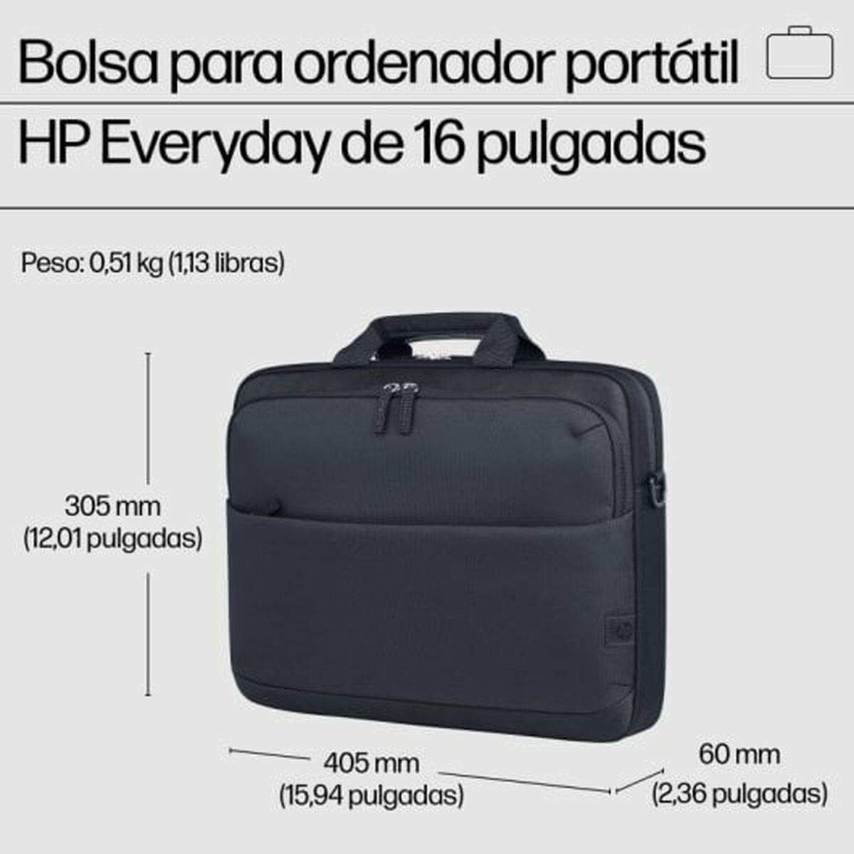 HP Θήκη Laptop 16" Μαύρη 1261925 - Image 7
