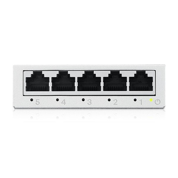 Zyxel GS-105BV5 v5 Unmanaged L2 PoE Switch με 5 Θύρες Gigabit (1Gbps) Ethernet - Image 2