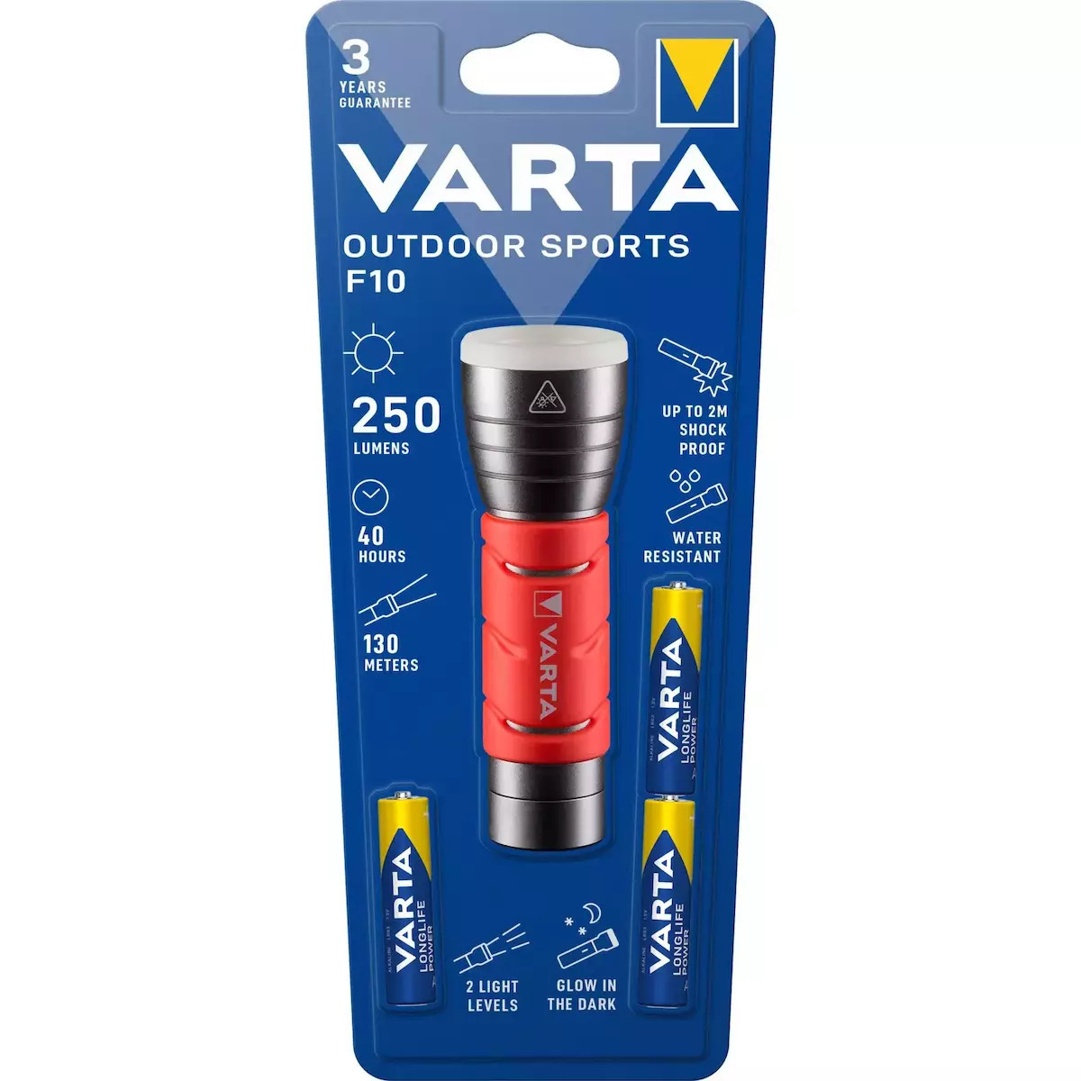 Varta Flashlight Στεγανός Φακός LED 235lm - Image 4