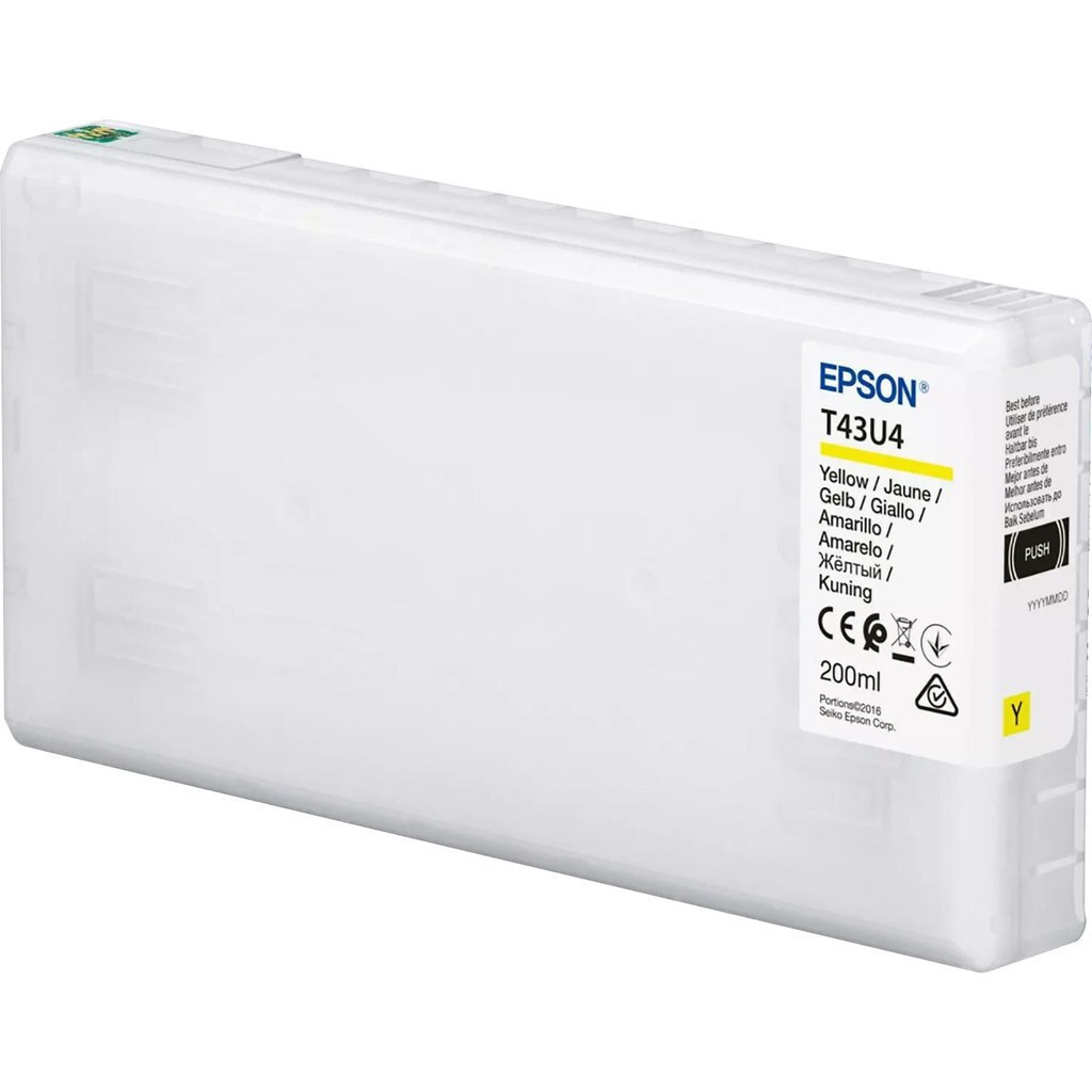 Epson T43U Γνήσιο Μελάνι Εκτυπωτή InkJet Κίτρινο (C13T43U44N)