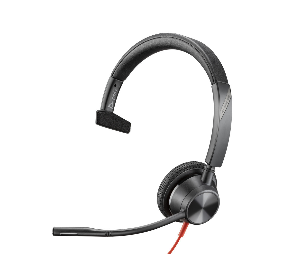 Poly Blackwire 3315 On Ear Multimedia Ακουστικά με μικρόφωνο και σύνδεση USB-C / 3.5mm Jack - Image 3