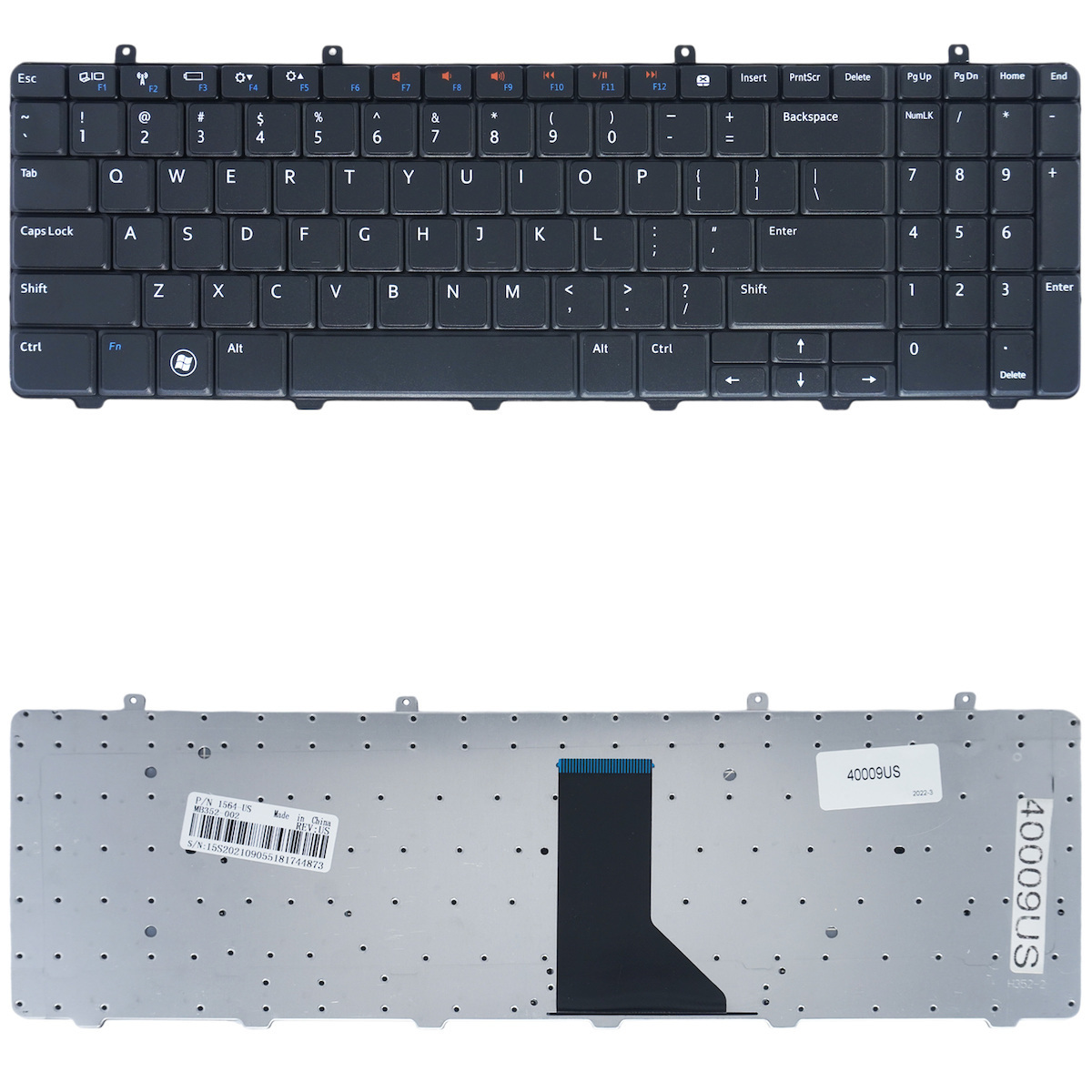 Πληκτρολόγιο Laptop Dell 01mhm5 0492gx 0690v7 0h27ft 0hx72h 0xhkkf 0yy7hg 9z.n4bsq.001 9z.n4bsq.00g 9z.n4bsq.00r 9z.n4bsq.00t 9z.n4bsq.01a 9z.n4bsq.01b 9z.n4bsq.0sq 9z.n4g82.00m 9z.n4g82.b01 9z.n4g82.b0f Aenm6q00110 Aeum6400010 Κωδ.40009us