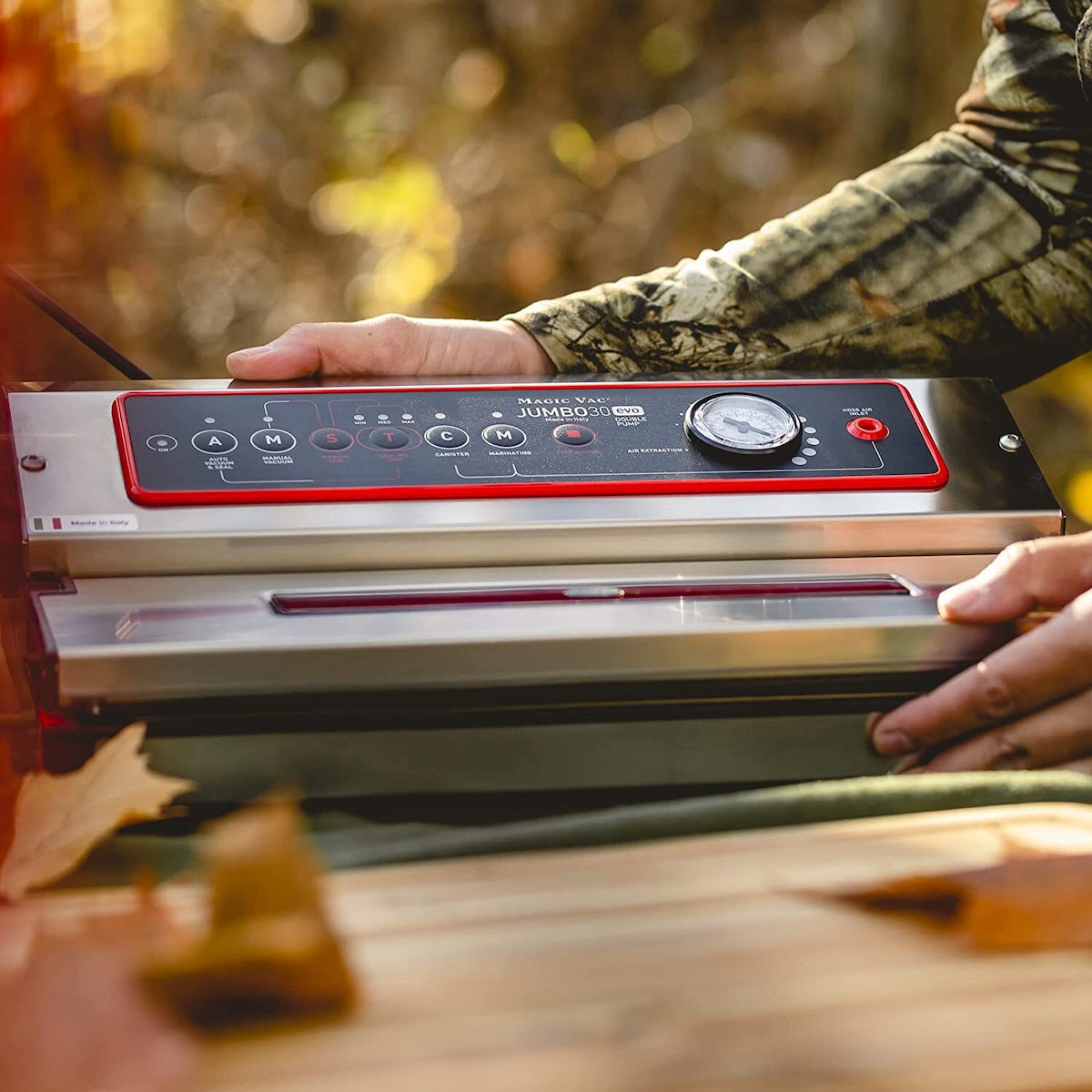 Vacuum Sealer Magic Vac Jumbo 30 Evo Dry Wet Marinating Stainless Steel - Image 5