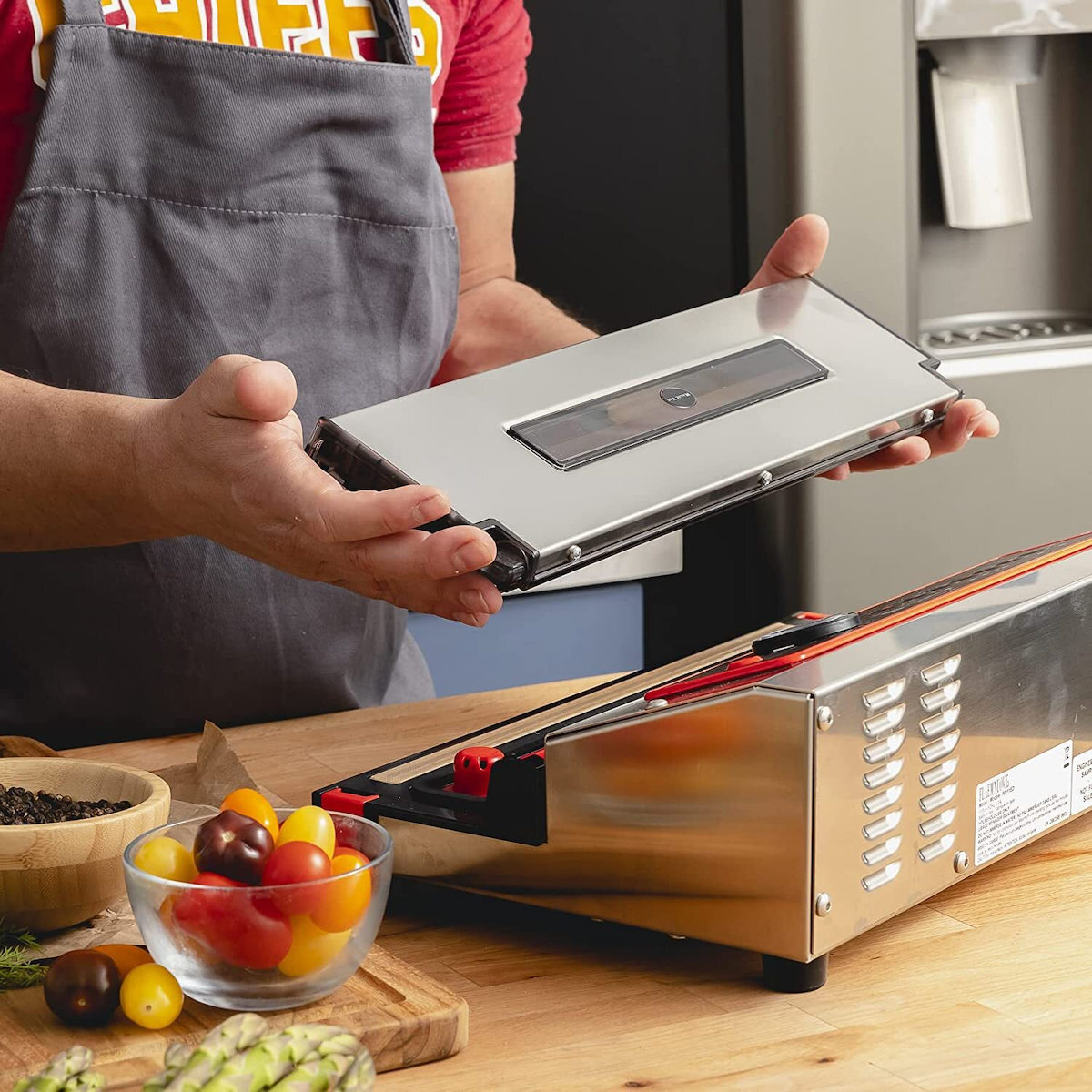 Vacuum Sealer Magic Vac Jumbo 30 Evo Dry Wet Marinating Stainless Steel - Image 7