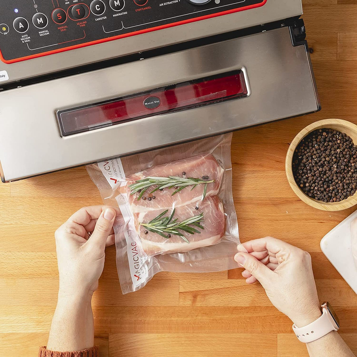 Vacuum Sealer Magic Vac Jumbo 30 Evo Dry Wet Marinating Stainless Steel - Image 9