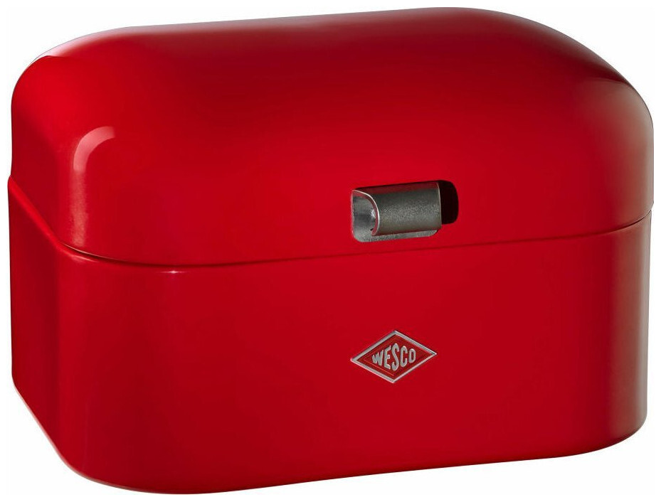 Wesco Ψωμιέρα Μεταλλική Κόκκινη 28x17x22cm 112800