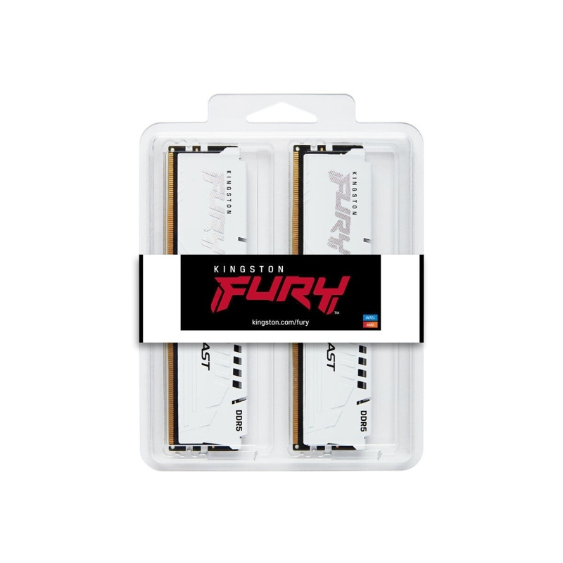 Kingston Fury Beast DDR5 με Module 1x32GB και Ταχύτητα 6400 για Desktop KF564C32BWEK2-32 - Image 2