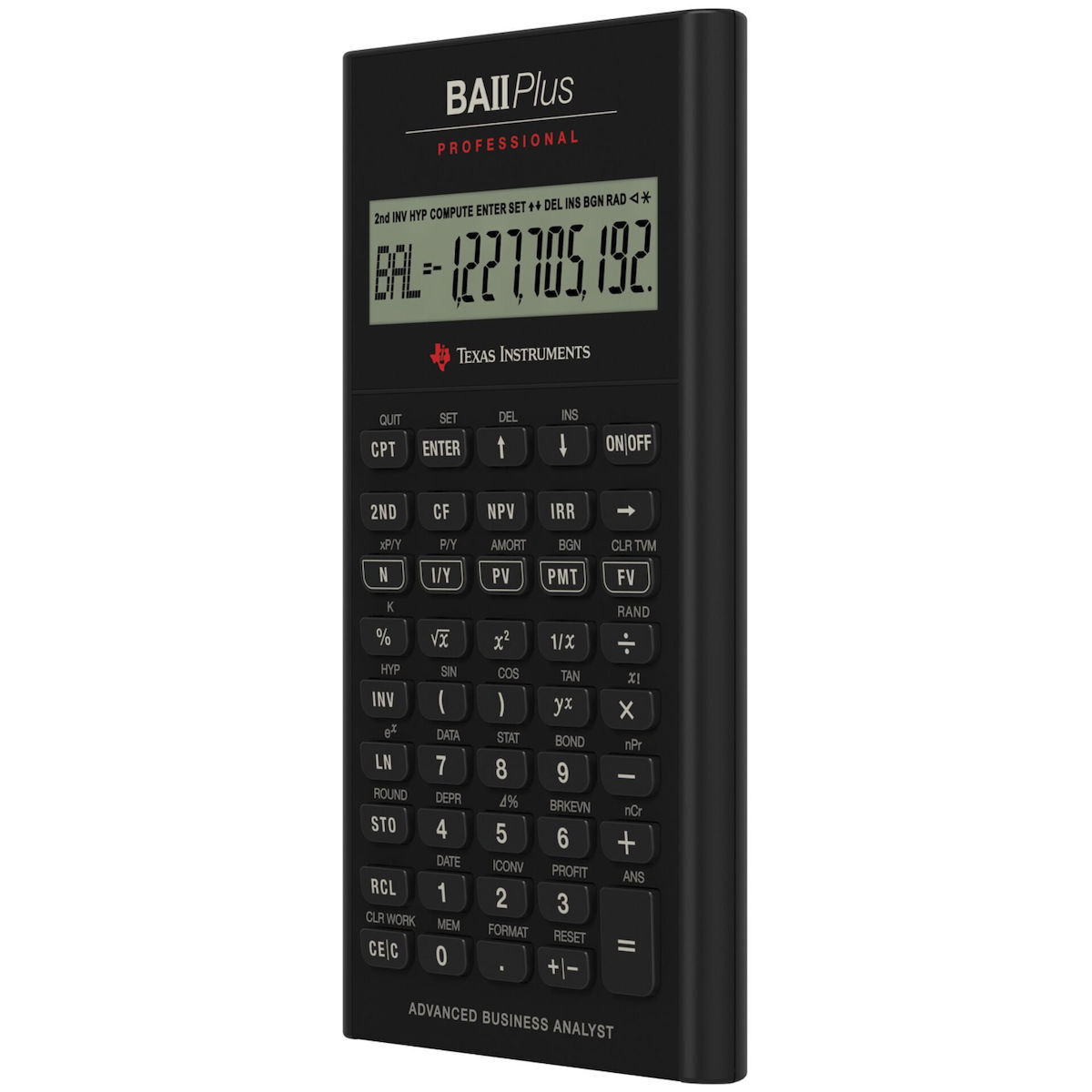 Texas Instruments BA II Plus Professional Αριθμομηχανή Επιστημονική 10 Ψηφίων σε Μαύρο Χρώμα - Image 3